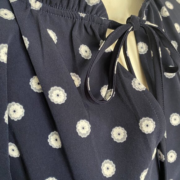 NWT LOFT Navy Blue Dress sz 4 - Picture 7 of 10